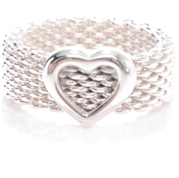 Tiffany & Co. Jewelry - Tiffany and co heart mesh Ring